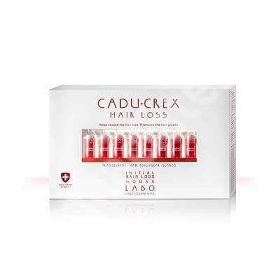 Лікування випадіння волосся у жінок Cadu-Crex, 40 ампул, Labo: ціни та характеристики