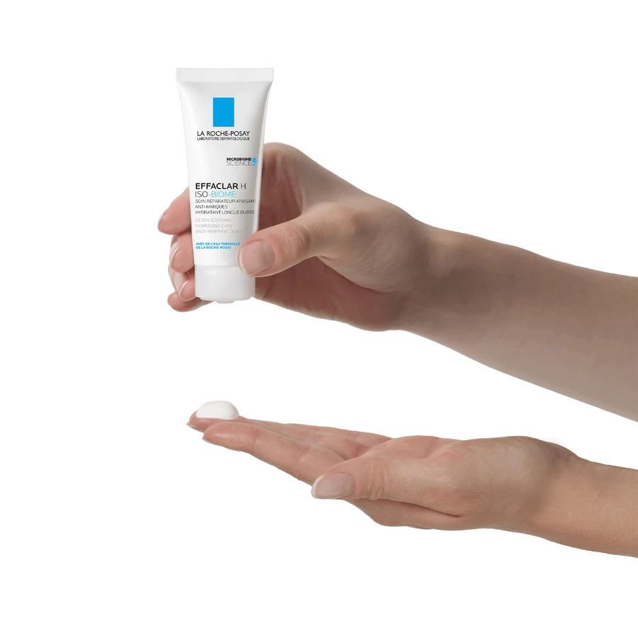 Зволожуючий крем La Roche Posay Effaclar H Iso-Biome для чутливої та недосконалої шкіри, 40 мл: ціни та характеристики