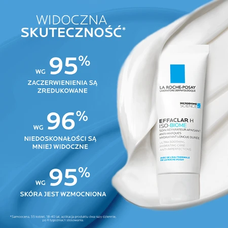 Зволожуючий крем La Roche Posay Effaclar H Iso-Biome для чутливої та недосконалої шкіри, 40 мл: ціни та характеристики
