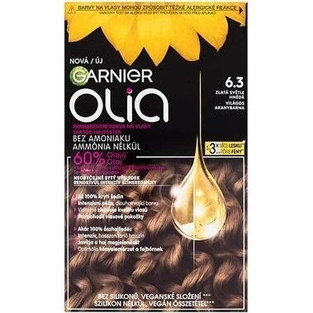 Garnier Olia стійка фарба для волосся 16.3 Золотисто-русявий набір 1×1, перманентна фарба для волосся: ціни та характеристики