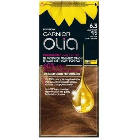 Garnier Olia стійка фарба для волосся 16.3 Золотисто-русявий набір 1×1, перманентна фарба для волосся: ціни та характеристики