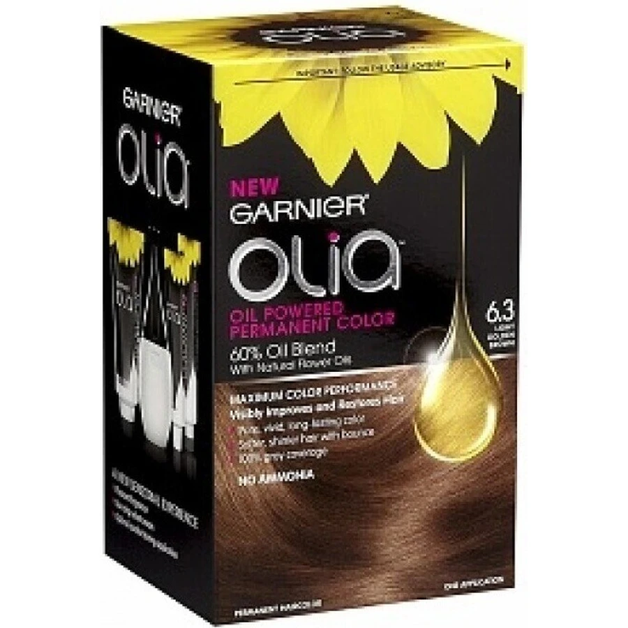Garnier Olia стійка фарба для волосся 16.3 Золотисто-русявий набір 1×1, перманентна фарба для волосся: ціни та характеристики