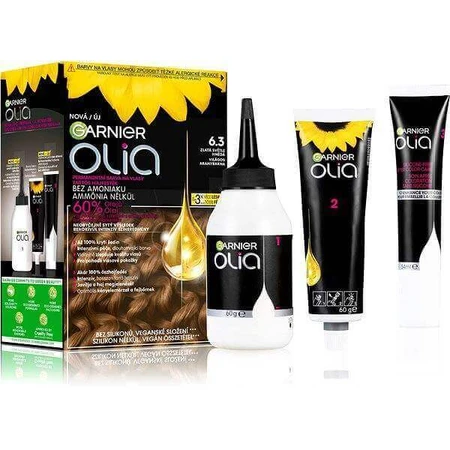 Garnier Olia стійка фарба для волосся 16.3 Золотисто-русявий набір 1×1, перманентна фарба для волосся: ціни та характеристики