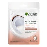 Маска-салфетка Nutri Bomb Skin Naturals с кокосовым молоком и гиалуроновой кислотой, 28 г, Garnier