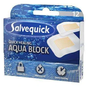 Пластыри - Аква блок, 12 шт, Salvequick