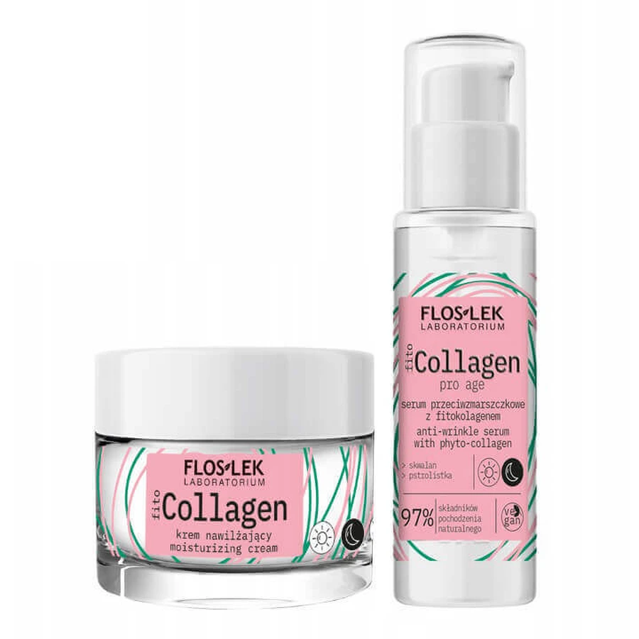 Flos-Lek, Набор Fito Collagen PRO Age Сыворотка 30 мл + Крем 50 мл: цены и характеристики