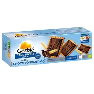 Печенье из темного шоколада без добавления сахара, 126 г, Gerble