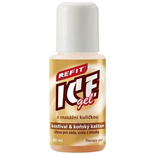 Гель для ніг Refit Ice gel roll-on з окопником, охолоджувальний, ролик, 80 мл