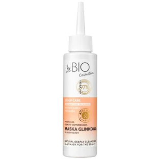 beBIO Cosmetics Baby Hair Complex Scalp Care, натуральна глиняна маска для глибокого очищення шкіри голови, 100 мл