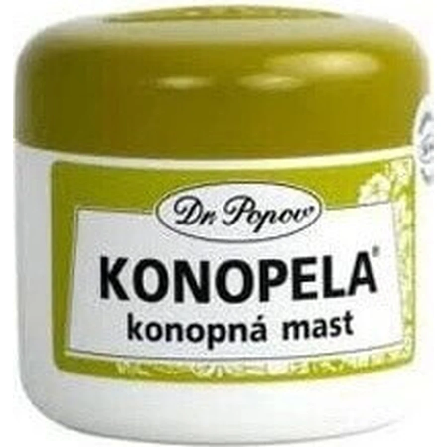 DR. POPOV KONOPELA конопляна мазь 1х50 мл, конопляна мазь: ціни та характеристики