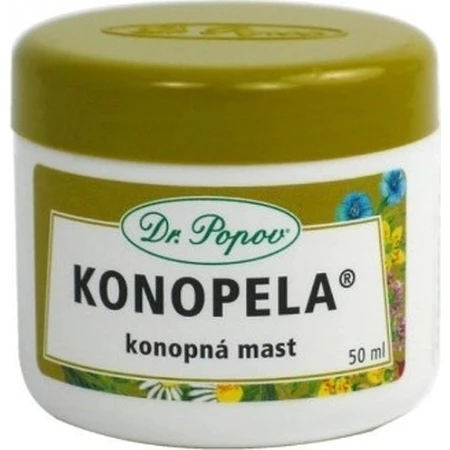 DR. POPOV KONOPELA конопляна мазь 1х50 мл, конопляна мазь: ціни та характеристики