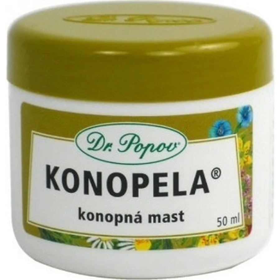 DR. POPOV KONOPELA конопляна мазь 1х50 мл, конопляна мазь: ціни та характеристики