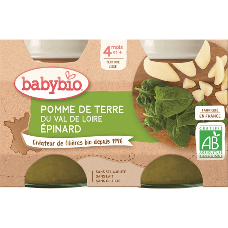 Babybio Рецепт картофеля с пеной 2 х 130 г: цены и характеристики