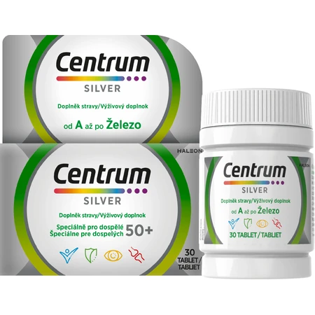 Centrum Silver 50+ без глютену, 30 таблеток: ціни та характеристики