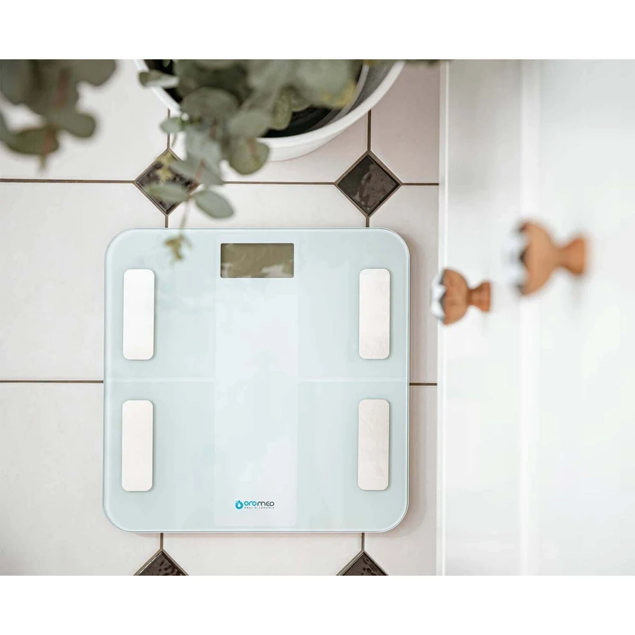 Oromed Oro Scale Bluetooth, электронные аналитические весы, белые: цены и характеристики