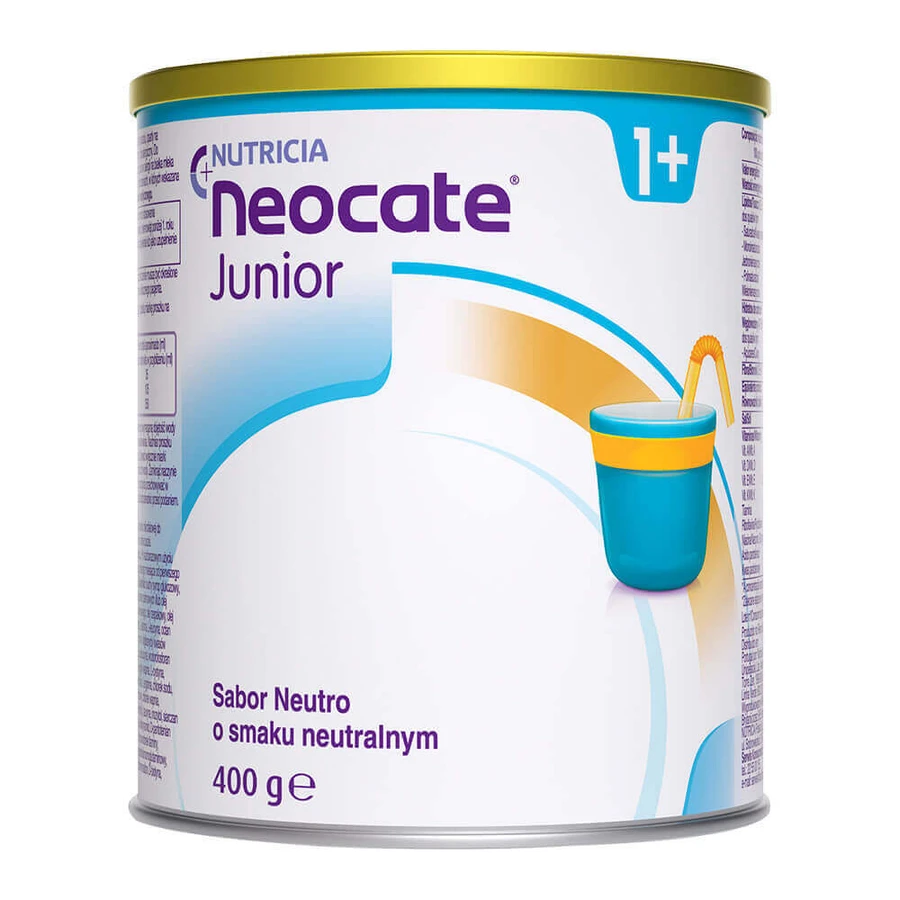 Neocate Junior, для детей с аллергией на белок коровьего молока и зоонозной непереносимостью, после 1 года, нейтральный вкус, 400 г: цены и характеристики