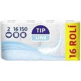 Tip Line Туалетная бумага 16x150утр. 2вр. 1×16шт, туалетная бумага 2 слойная