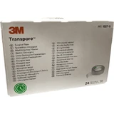 Пластырь 3M Futuro Transpore, катушка 1,25 см x 9,1 м прозрачный полиуретан 24 шт.