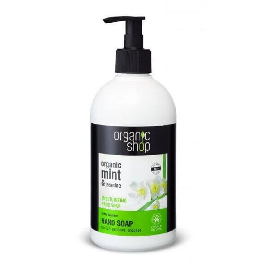 Мило для рук Organic Shop М'ята-жасмин 500 мл: ціни та характеристики