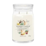 Yankee Candle - Фирменная свеча с крышкой Sweet Vanilla Horchata 1×567 г, ароматическая свеча