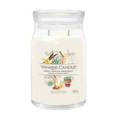 Yankee Candle - Фірмова велика свічка Sweet Vanilla Horchata 1×567g, ароматична свічка: ціни та характеристики
