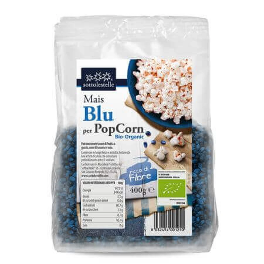 Blue Corn для попкорна Organic, 400 г, Sottolestelle: цены и характеристики
