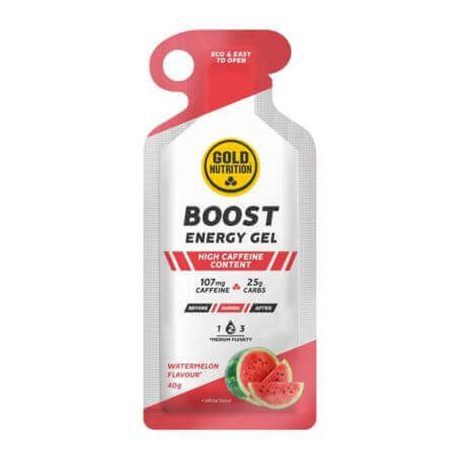 Boost Energy арбузный энергетический гель с арбузом, 40 г, Gold Nutrition: цены и характеристики