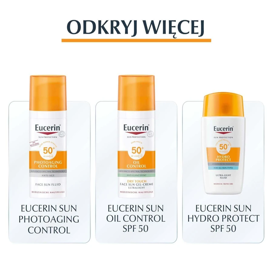 Eucerin Sun Pigment Control, захисний флюїд від гіперпігментації, SPF 50+, 50 мл: ціни та характеристики