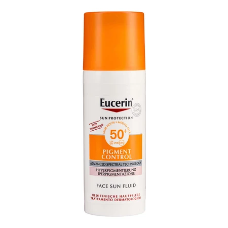 Eucerin Sun Pigment Control, захисний флюїд від гіперпігментації, SPF 50+, 50 мл: ціни та характеристики