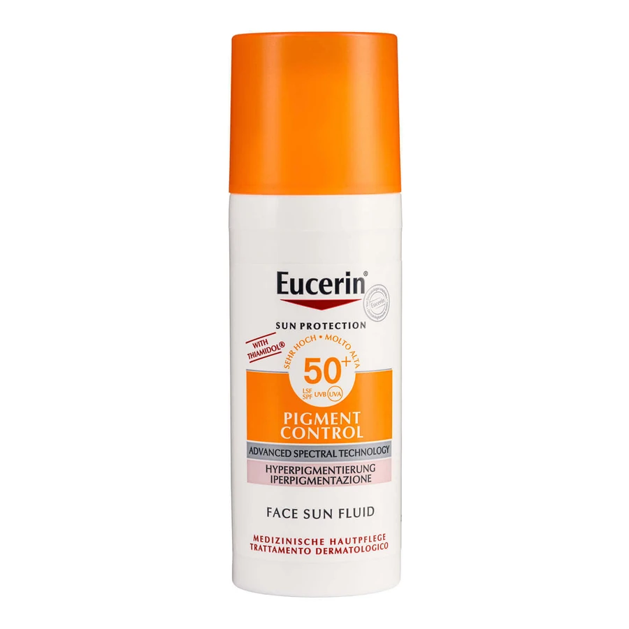 Eucerin Sun Pigment Control, захисний флюїд від гіперпігментації, SPF 50+, 50 мл: ціни та характеристики