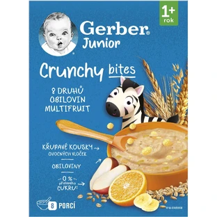 Gerber Junior Безмолочна фруктова каша з хрусткими шматочками 200 г