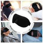Waya 3D Comfort, повязка на глаза для сна, черная, 1 шт.: цены и характеристики