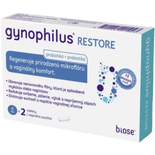 Гинофилус Biose Gynophilus Restore, влагалищные таблетки, 2 шт.