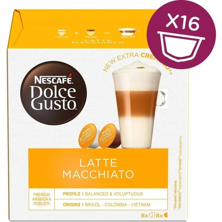 Nescafé Dolce Gusto Latte Macchiato капсулы 16 капсул: цены и характеристики