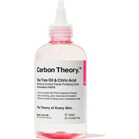 Carbon Theory, Очищающий тоник для лица 250 мл: цены и характеристики