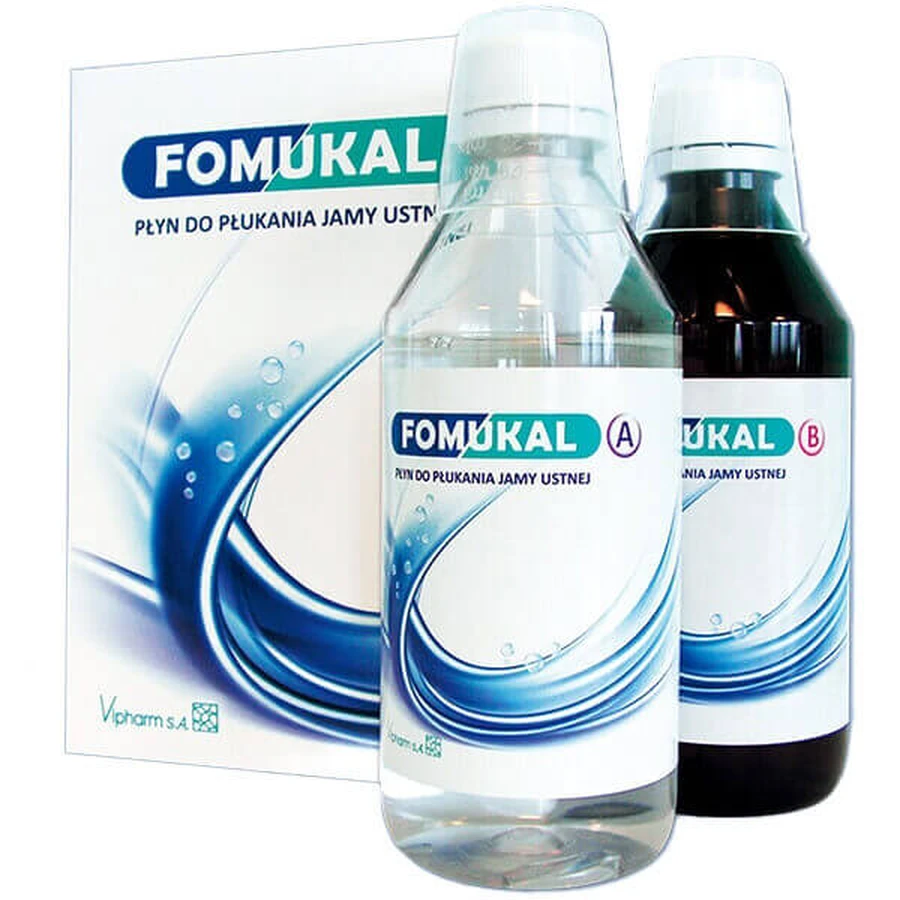Ополаскиватель для полости рта Vipharm Fomukal, 2 флакона по 225 мл: цены и характеристики