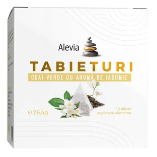 Зелений чай зі смаком жасмину Tabieturi, 12 пакетиків, Alevia