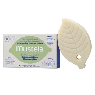 Mustela Шампунь amp; Очищуючий бар-шампунь для тіла, 75 г