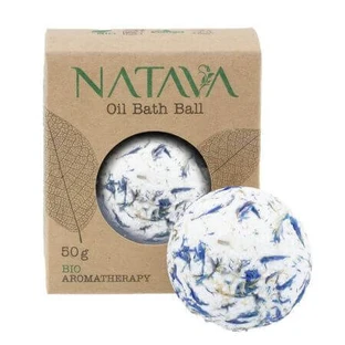 Ароматичні кульки для ванни з олією квітів мати-й-мачухи, Organic, 50 г, Natava