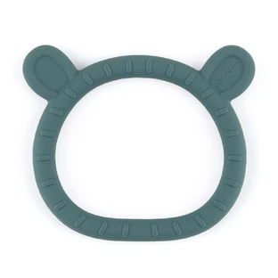 Petite&Mars Силіконовий прорізувач Teddy Misty Green 0m+ 0m