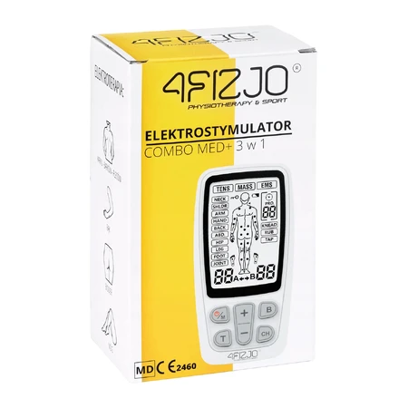 4Fizjo Combo Med+, 3-в-1 электростимулятор TENS, EMS, MASS, работает от батареек: цены и характеристики