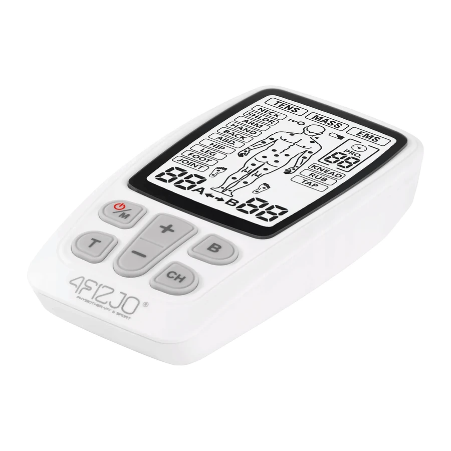 4Fizjo Combo Med+, 3-в-1 электростимулятор TENS, EMS, MASS, работает от батареек: цены и характеристики