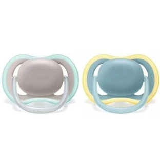 Пустышка Philips Philips Avent Ultra Air, +18 месяцев, серо-голубая, SCF349/01, Philips