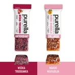 Антиоксидантний батончик Purella Superfoods, вино-полуниця, 40 г: ціни та характеристики