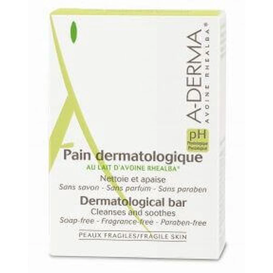 A-Derma PAIN DERMATOLOGIQUE D'AVOINE RHEALBA дерматологічний куб для вмивання 100 г: ціни та характеристики