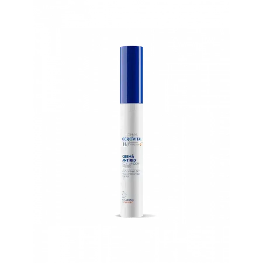 Крем для контура глаз и губ против морщин Gerovital H3 Hyaluronic C, 15 мл, Farmec: цены и характеристики