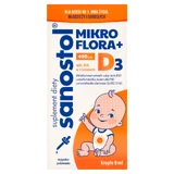 Саностол Мікрофлора + D3, краплі, 8 мл