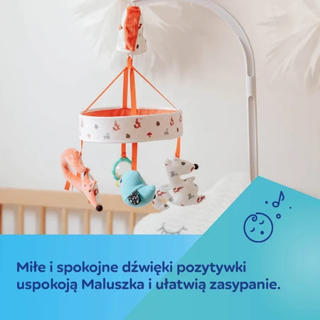 Canpol Babies, ліжечко-карусель з музичною скринькою, Лисичка, від народження, 1 шт.: ціни та характеристики