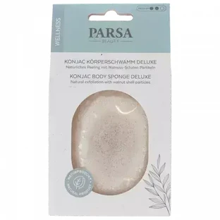Мочалка для тела Konjac Deluxe, 1 штука, Parsa