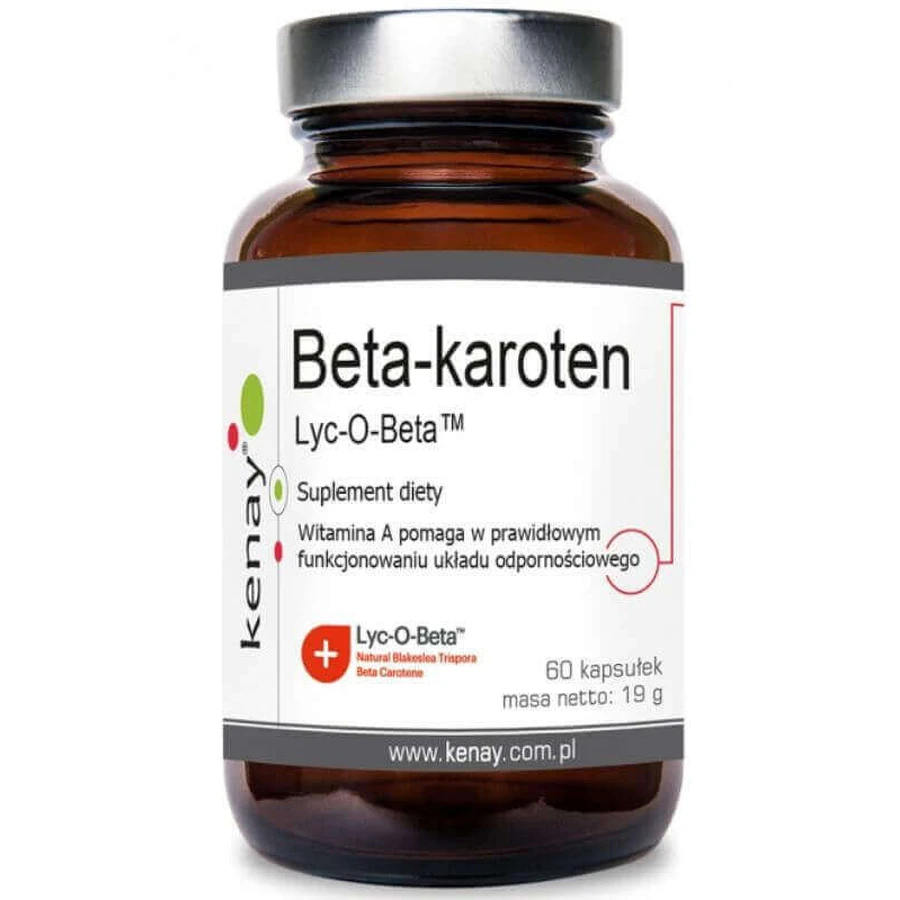 Бета - каротин Провітамін А Lyc-O-Beta 60 капсул Kenay: ціни та характеристики